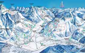 Skigebietsplan Tiroler Zugspitzarena